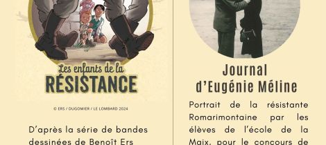 Aperçu de EXPOSITIONS : LES ENFANTS DE LA RÉSISTANCE ET LE JOURNAL D'EUGÉNIE MÉLINE