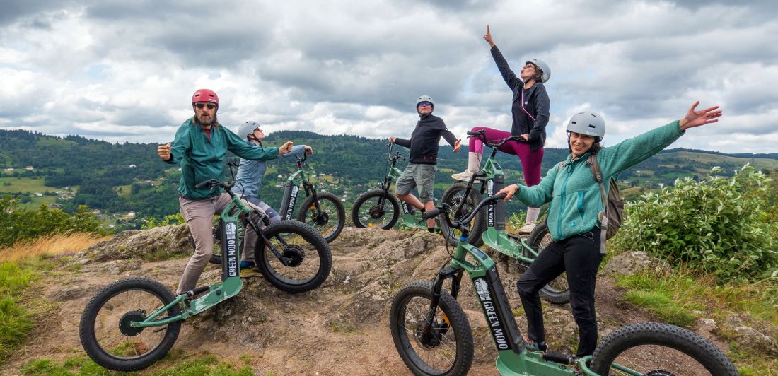 Aperçu de  GREEN MOJO - BALADE EN TROTTINETTE ÉLECTRIQUE DE MONTAGNE