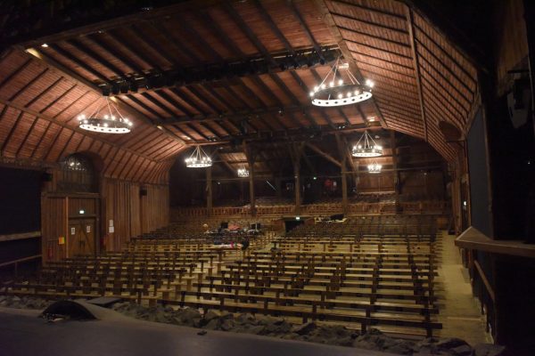 La salle intérieure du Théâtre du Peuple à Bussang