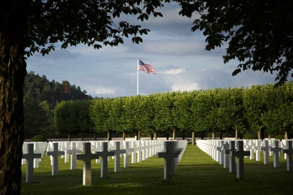 Graves area of the Epinal American Cemetery and Memorial in Epinal, France. (Photo by Warrick Page/ABMC)